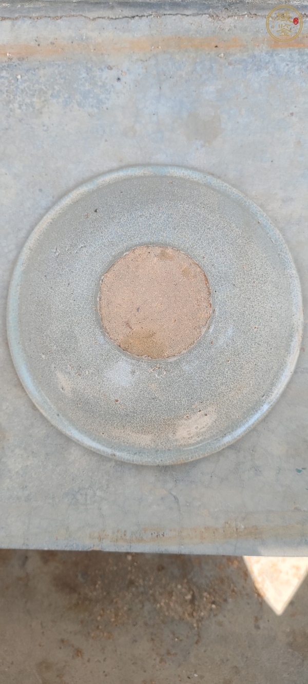古玩陶瓷青白釉折沿碗真品鑒賞圖