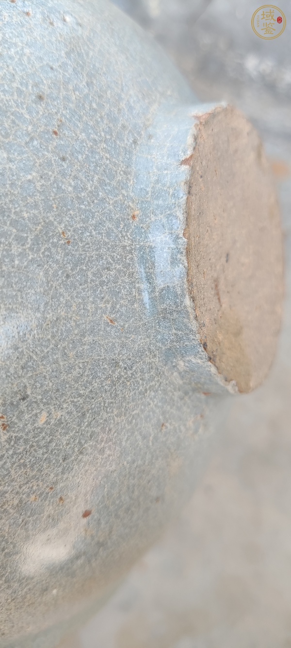 古玩陶瓷青白釉折沿碗真品鑒賞圖