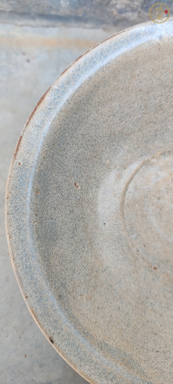 古玩陶瓷青白釉折沿碗真品鑒賞圖
