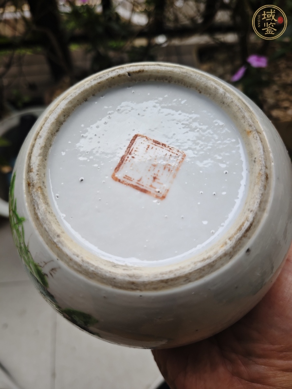 古玩陶瓷粉彩花鳥蓋罐真品鑒賞圖