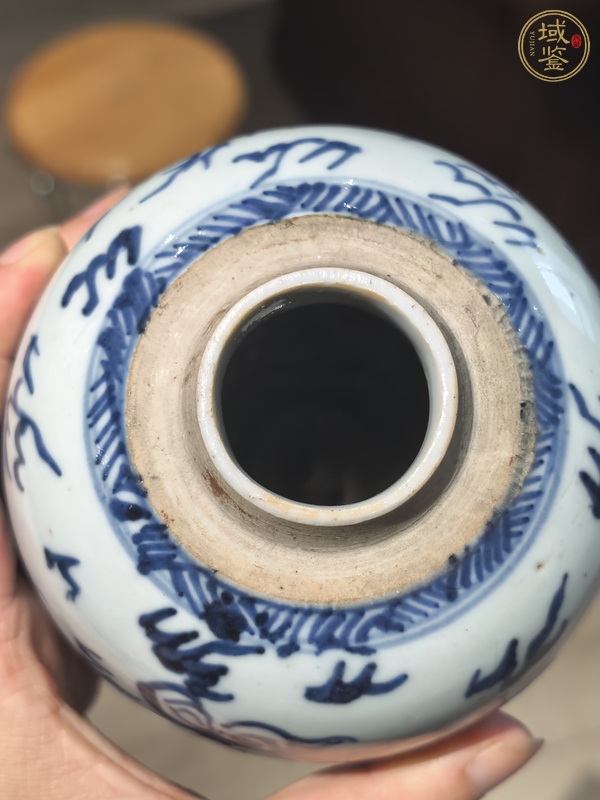 古玩陶瓷青花鳳紋罐真品鑒賞圖