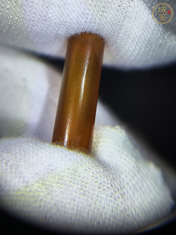 古玩玉器瑪瑙管珠真品鑒賞圖
