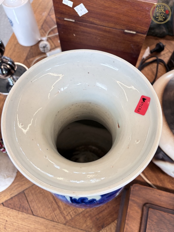 古玩陶瓷花鳥(niǎo)紋青花瓶真品鑒賞圖