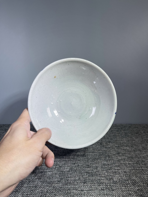 古玩陶瓷清代.青花花卉紋碗拍賣，當前價格0元