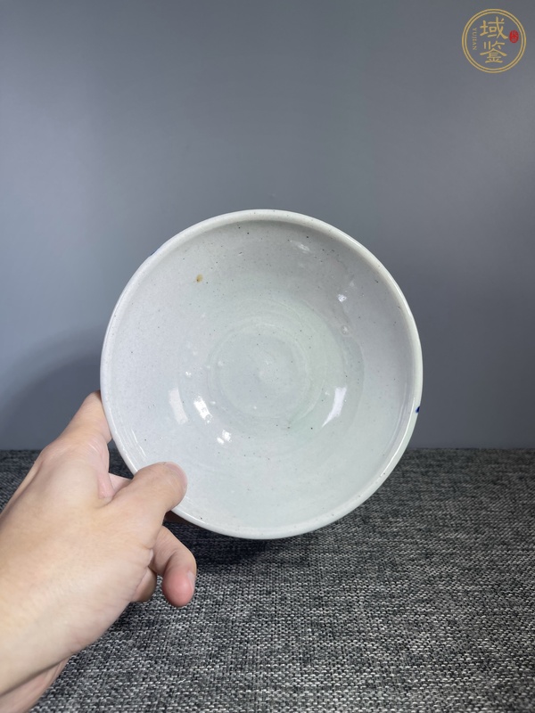 古玩陶瓷青花花卉紋碗真品鑒賞圖