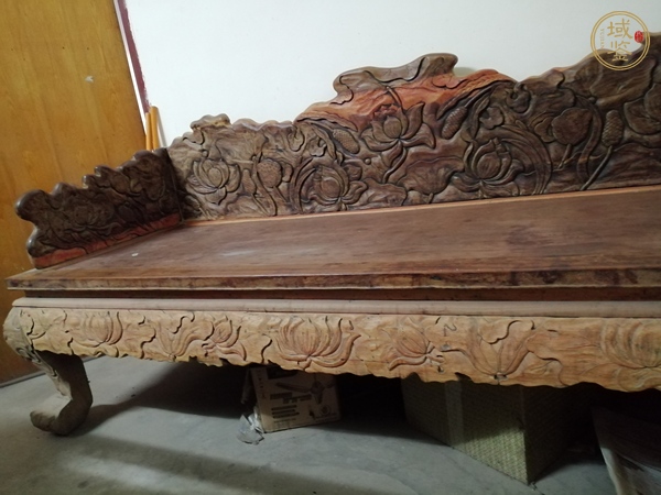 古玩雜項羅漢床真品鑒賞圖