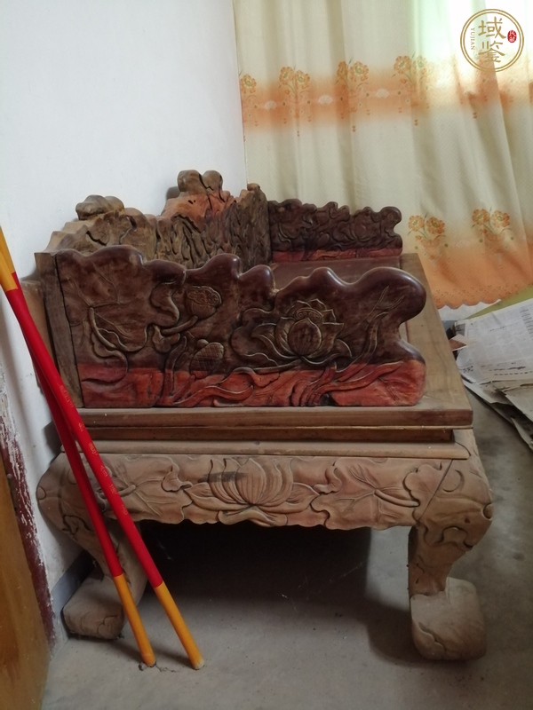 古玩雜項羅漢床真品鑒賞圖