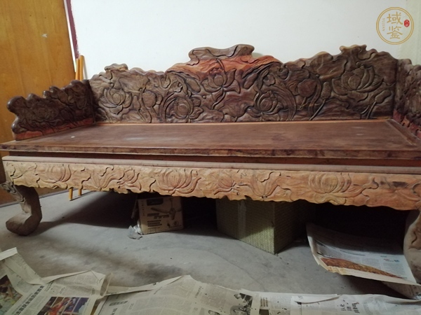 古玩雜項羅漢床真品鑒賞圖
