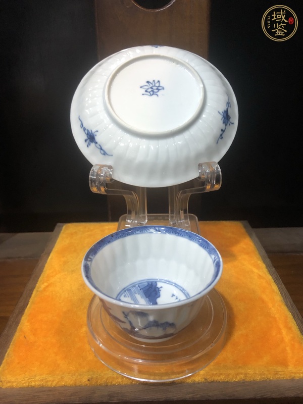 古玩陶瓷青花杯盤真品鑒賞圖