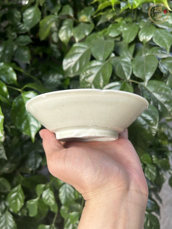古玩陶瓷青白釉花口洗真品鑒賞圖