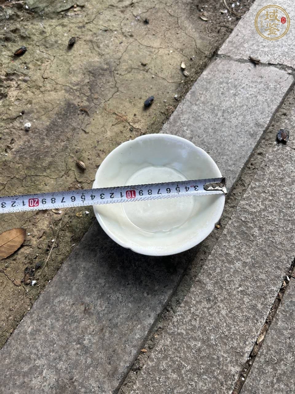 古玩陶瓷青白釉花口洗真品鑒賞圖