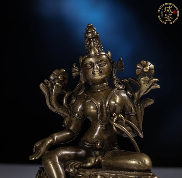 古玩銅器銅度母真品鑒賞圖