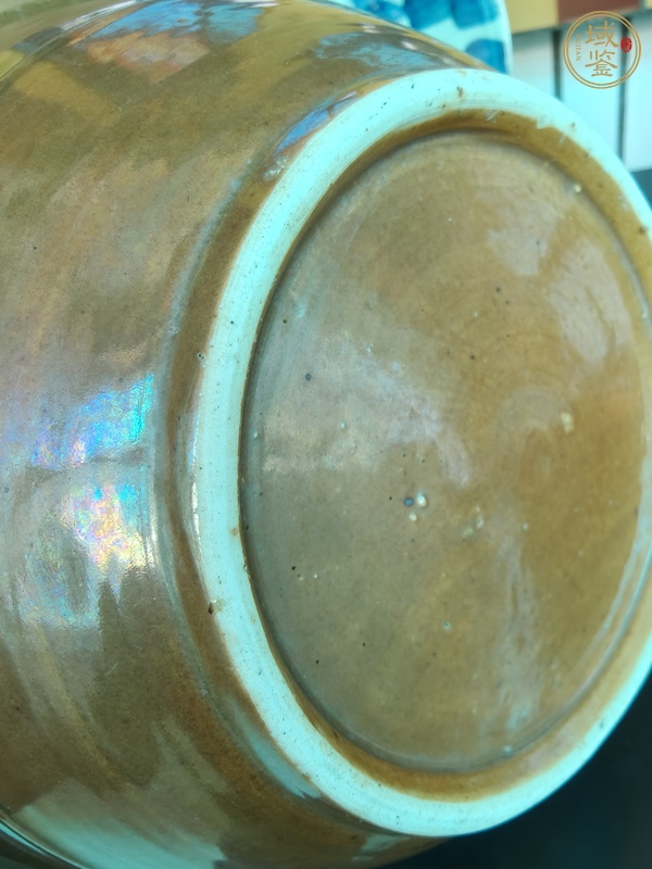 古玩陶瓷青花盆真品鑒賞圖