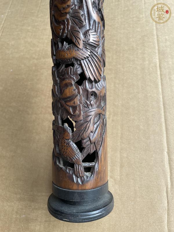 古玩雜項(xiàng)竹雕香筒真品鑒賞圖