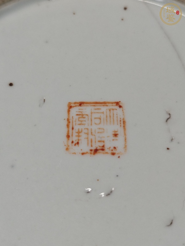 古玩陶瓷鶴鹿同春河清海晏粉彩四系粥罐真品鑒賞圖