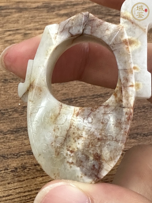 古玩玉器做舊仿古“玉韘”真品鑒賞圖