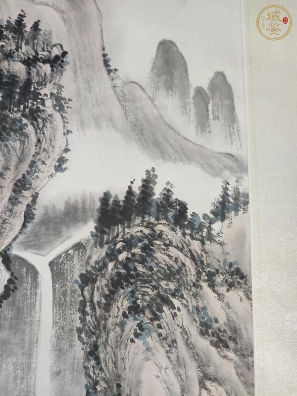 古玩字畫南山松柏圖真品鑒賞圖