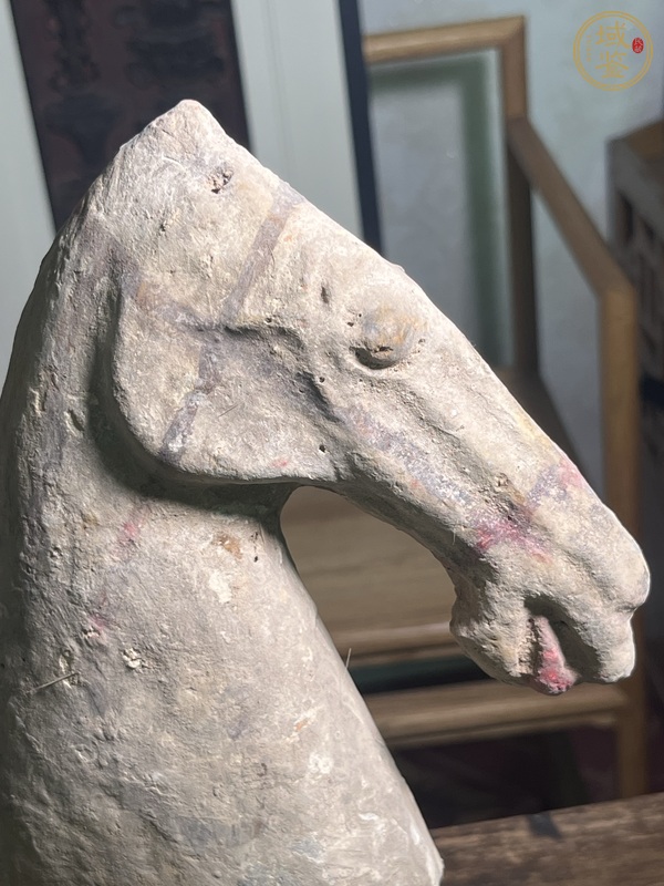 古玩陶瓷漢代馬頭真品鑒賞圖