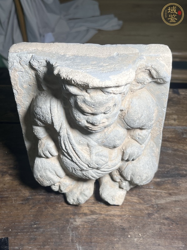 古玩陶瓷力士磚雕真品鑒賞圖