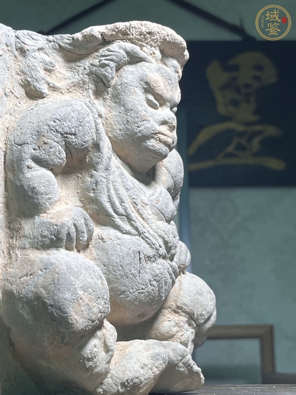 古玩陶瓷力士磚雕真品鑒賞圖