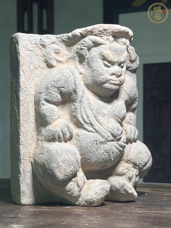 古玩陶瓷力士磚雕真品鑒賞圖