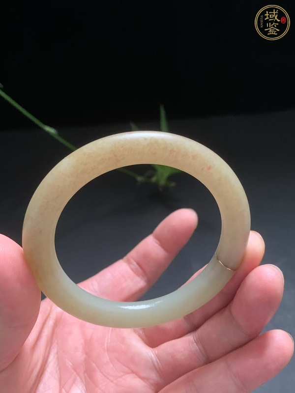 古玩玉器和田玉雕“素紋手鐲”真品鑒賞圖