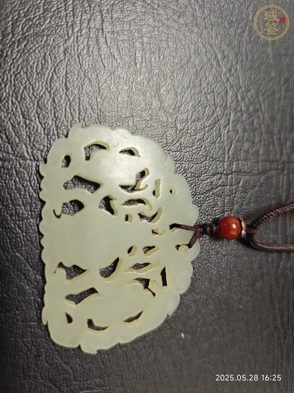 古玩玉器青白玉佩真品鑒賞圖