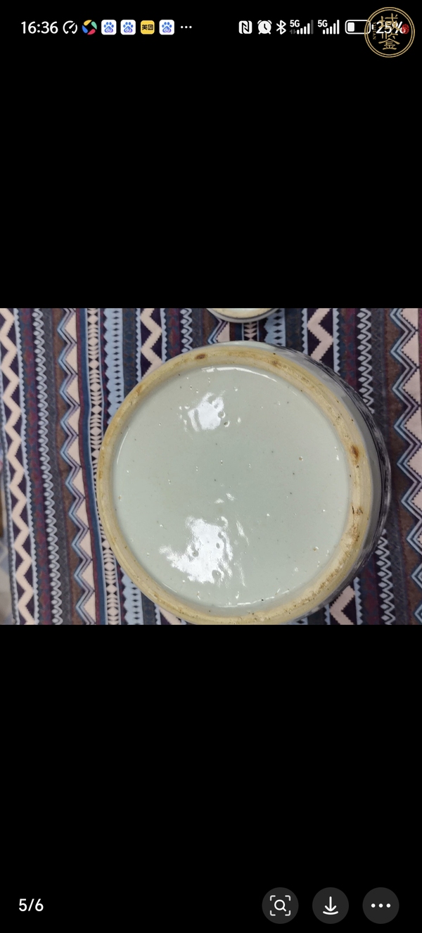 古玩陶瓷貓眼罐真品鑒賞圖