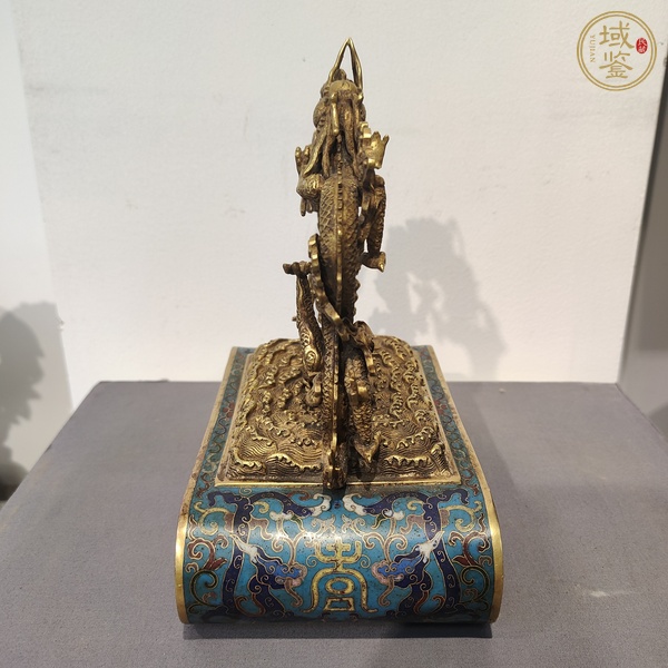 古玩掐絲琺瑯工藝擺件真品鑒賞圖