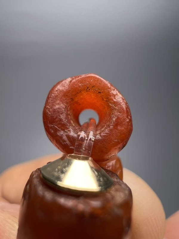 古玩玉器高古瑪瑙珠串拍賣，當前價格18888元