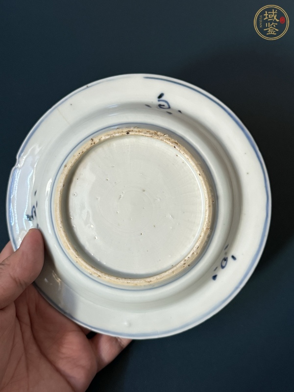 古玩陶瓷青花盤真品鑒賞圖