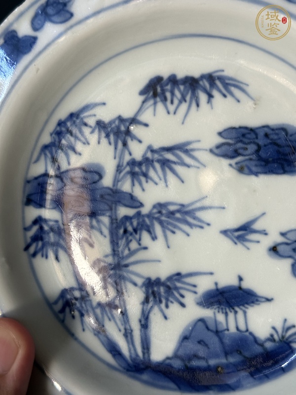 古玩陶瓷青花盤真品鑒賞圖