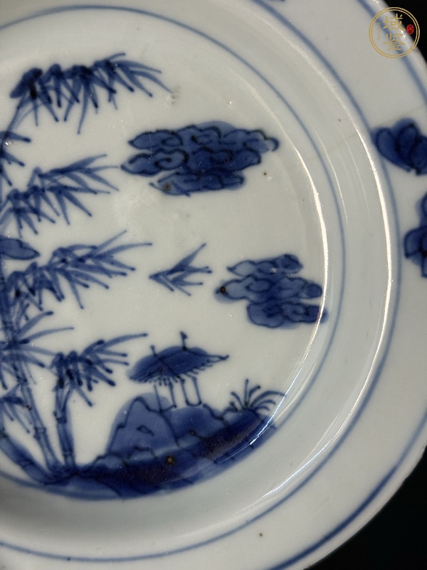 古玩陶瓷青花盤真品鑒賞圖