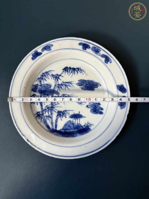 古玩陶瓷青花盤真品鑒賞圖