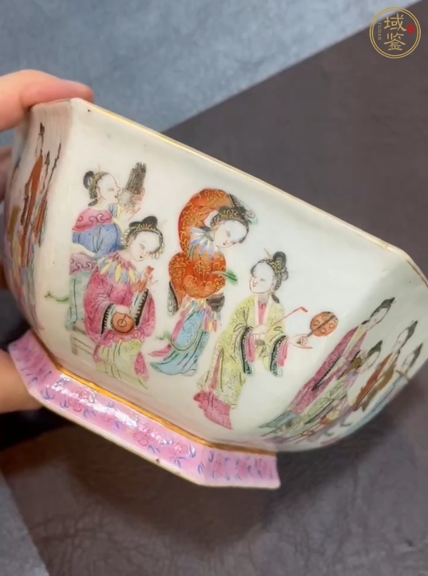 古玩陶瓷粉彩碗真品鑒賞圖