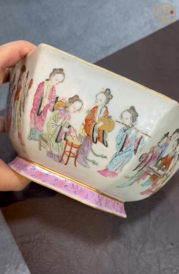 古玩陶瓷粉彩碗真品鑒賞圖
