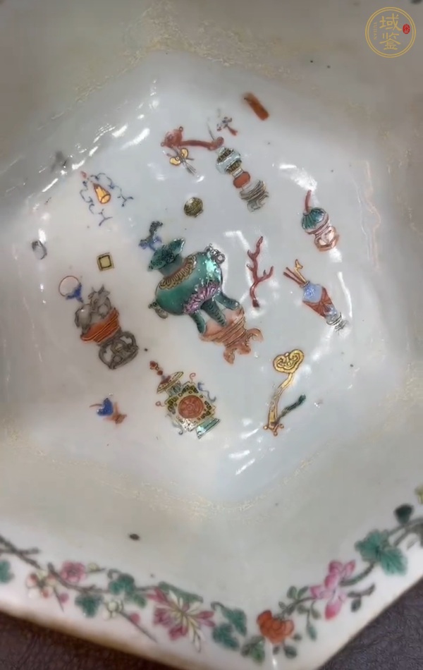 古玩陶瓷粉彩碗真品鑒賞圖