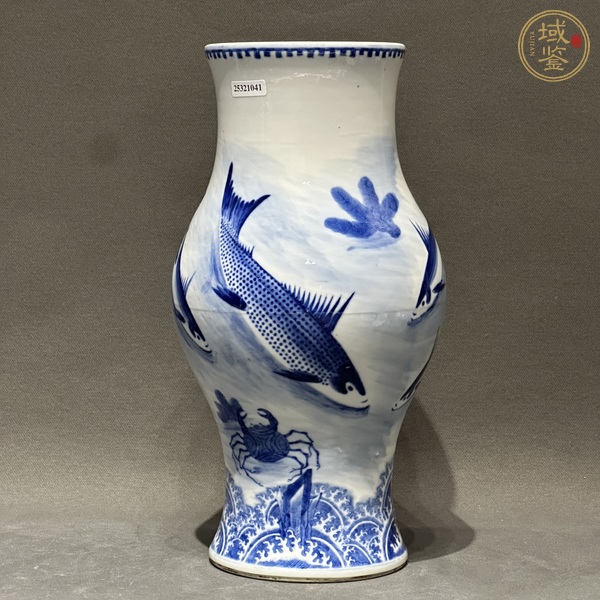 古玩青花尊真品鑒賞圖