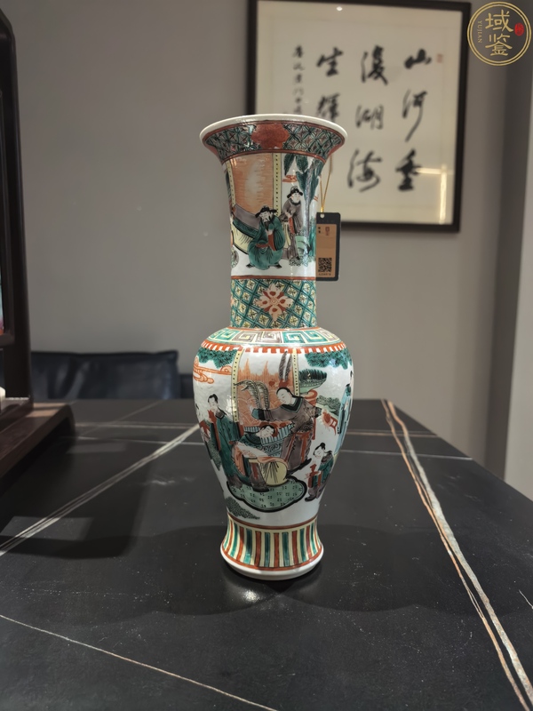 古玩陶瓷五彩呂布娶貂蟬故事紋鳳尾尊拍賣，當(dāng)前價(jià)格16888元