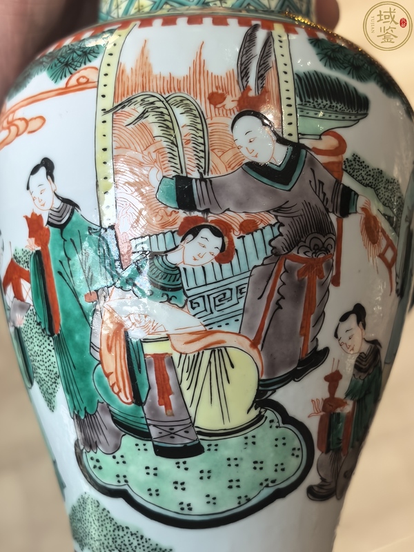 古玩陶瓷五彩呂布娶貂蟬故事紋鳳尾尊拍賣，當(dāng)前價(jià)格16888元