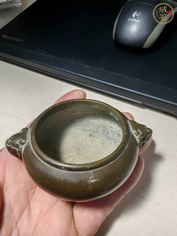古玩象耳爐真品鑒賞圖