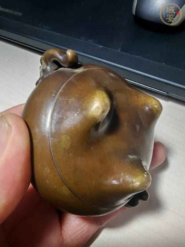古玩銅器象耳爐真品鑒賞圖