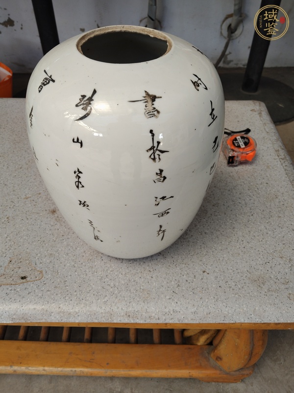 古玩陶瓷粉彩花卉紋冬瓜罐真品鑒賞圖