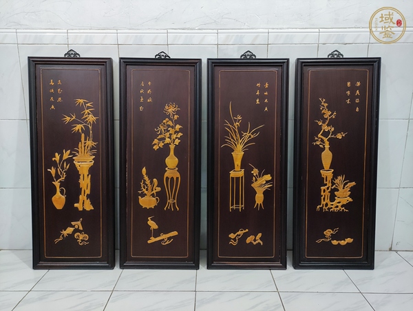 古玩雜項掛屏真品鑒賞圖