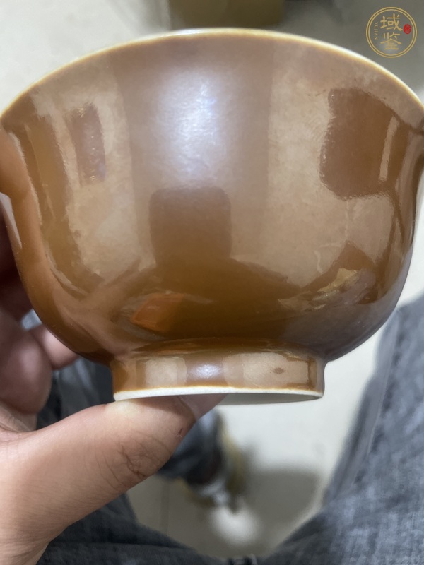 古玩陶瓷紫金釉碗真品鑒賞圖
