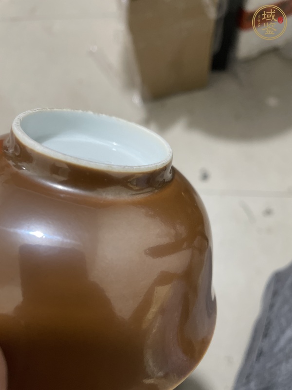 古玩陶瓷紫金釉碗真品鑒賞圖
