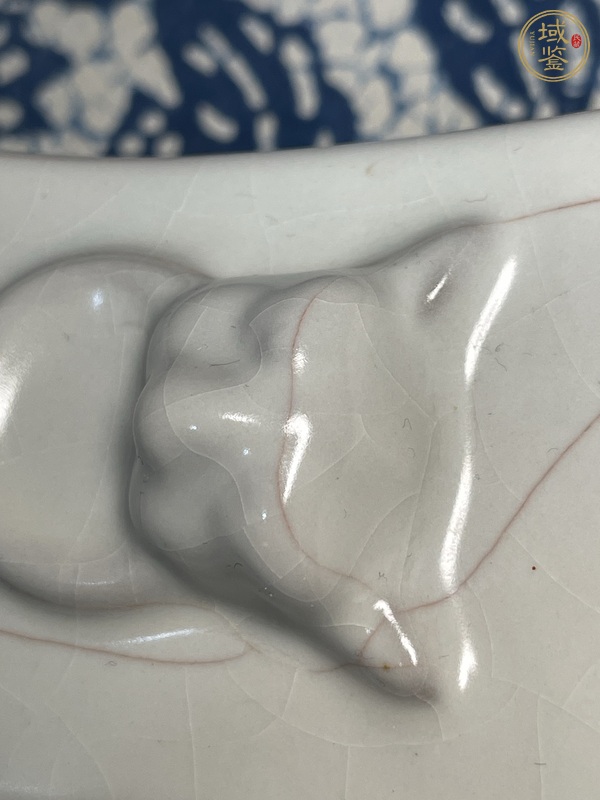 古玩陶瓷現(xiàn)代仿官釉瓶真品鑒賞圖