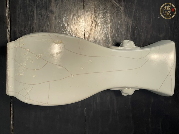 古玩陶瓷現(xiàn)代仿官釉瓶真品鑒賞圖