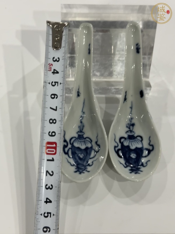 古玩陶瓷青花調(diào)羹、模糊，偏老真品鑒賞圖