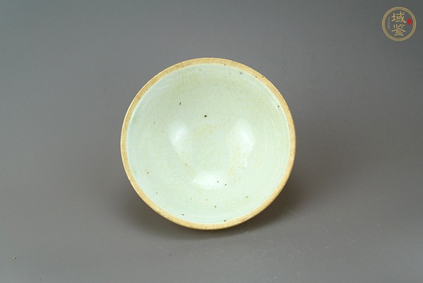 古玩陶瓷湖田窯青白釉斗笠碗真品鑒賞圖